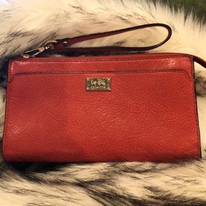 COACH Wristlet / Wallet (Orange)